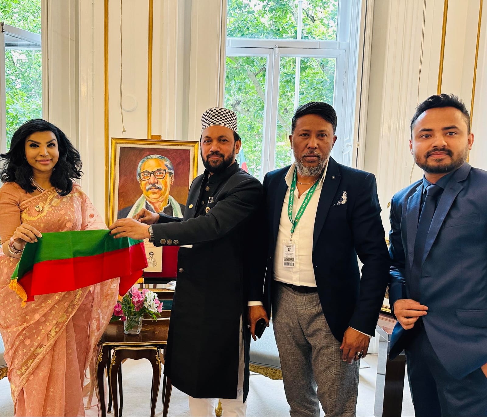 যুক্তরাজ্য সাধারণ নির্বাচনে বাংলাদেশ পর্যবেক্ষক মিশনে কুলাউড়ার সাহেদ।