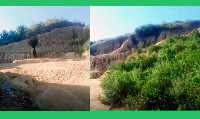টিলা কাটার অভিযোগ পেলে ঘটনাস্হলে আসেন উনারা চলে গেলে যেই লাউ সেই কদু