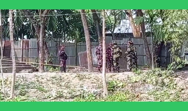 সীমান্তে শূন্যরেখায় বিএসএফের সিসি ক্যামেরা স্থাপন,প্রতিবাদ জানিয়েছে বিজিবি