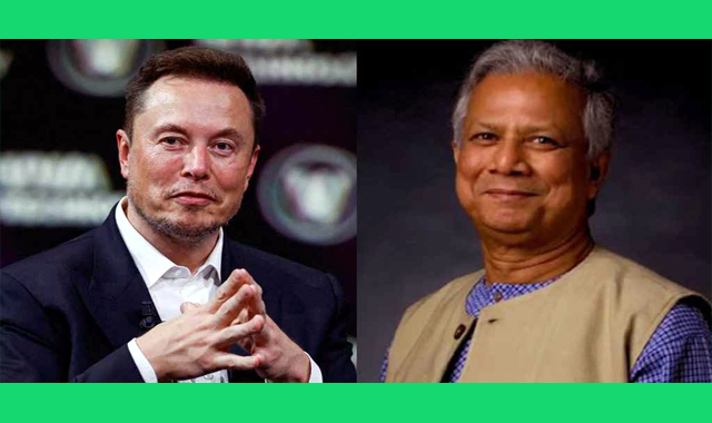 প্রধান উপদেষ্টা ইলন মাস্ককে বাংলাদেশ সফরের আমন্ত্রণ জানিয়েছেন