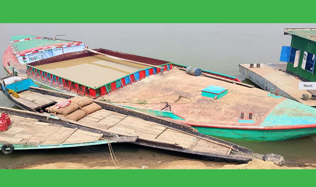 কালনী-কুশিয়ারা নদীতে অবৈধ ড্রেজার মেশিন দিয়ে বালু উত্তোলনের বিরুদ্ধে অভিযান