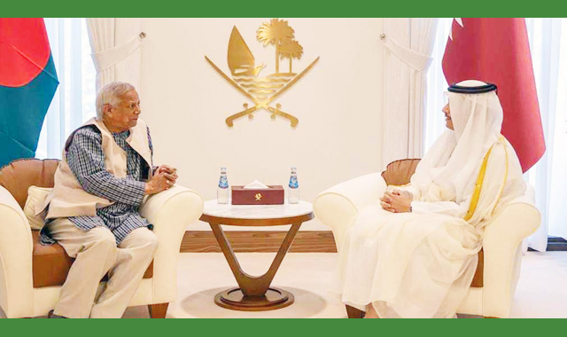 বাংলাদেশ পুনর্গঠনে সব ধরনের সহযোগিতার আশ্বাস দিয়েছেন কাতার