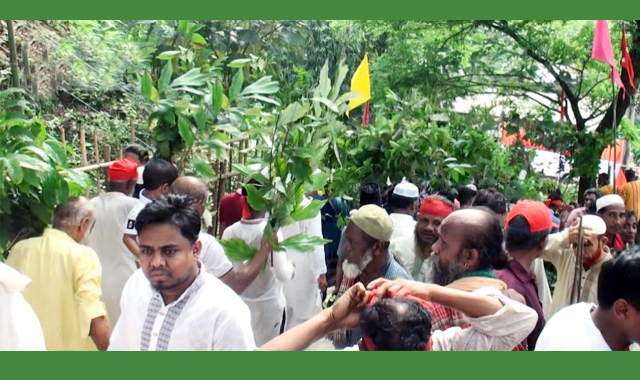 ওরসকে সামনে রেখে অনুষ্ঠিত হলো লাকড়ি তোড়া উৎসব