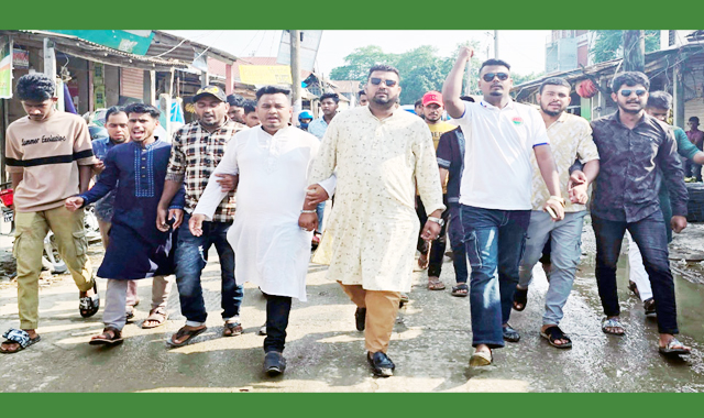 সাম্যকে ছুরিকাঘাতে হত্যার প্রতিবাদে বিক্ষোভ মিছিল