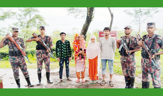 জুড়ি ও কমলগঞ্জ উপজেলার ৩টি সীমান্ত দিয়ে ২৯ জনকে পুশইন করেছে বিএসএফ