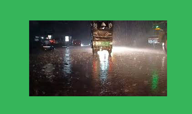 সারাদিনের ফ্যাপসা গরমের পর সিলেটে স্বস্তির বৃষ্টি