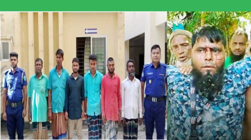 নৌপথে চাঁদাবাজি: দেশীয় অস্ত্রসহ আটক ৬, জনতার হাতে গণধুলাইয়ের শিকার হুমায়ুন