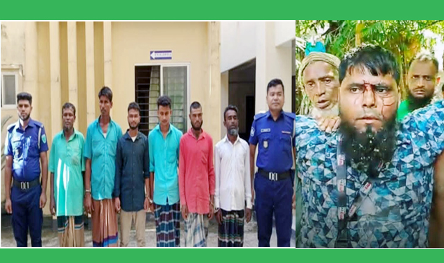নৌপথে চাঁদাবাজি: দেশীয় অস্ত্রসহ আটক ৬, জনতার হাতে গণধুলাইয়ের শিকার হুমায়ুন