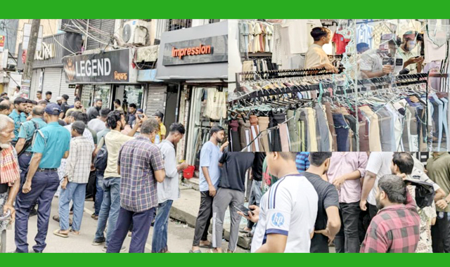 ময়লা ফেলাকে কেন্দ্র করে হামলার ঘটনায় দুই দোকান ভাঙচুর একজন আহত