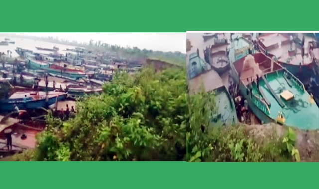 জাফলং চা-বাগান ধ্বংসের মুখে অবৈধ বালু-পাথর উত্তোলনে নদীগর্ভে বিলীন হওয়ার শঙ্কা