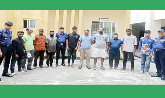 জাফলং চা-বাগানে হত্যার ঘটনায় ৯ জনকে গ্রেফতার