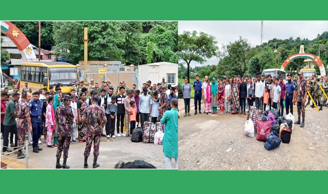 সিলেটের তামাবিল সীমান্ত দিয়ে ২২জন বাংলাদেশি নাগরিককে দেশে পাঠিয়েছে ভারত-ভিডিও সহ