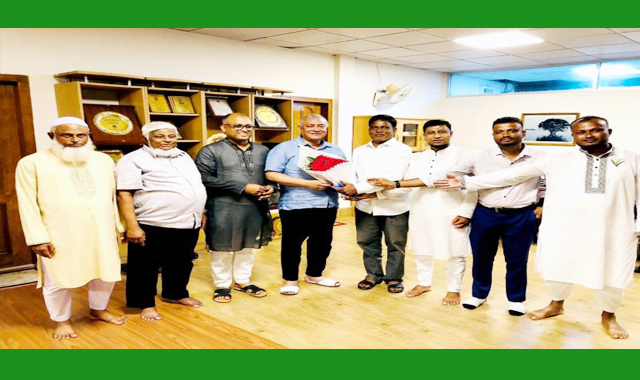বড়লেখা পৌর বিএনপির নবনির্বাচিত কমিটি নাসের রহমানের সঙ্গে সৌজন্য সাক্ষাৎ করেছেন