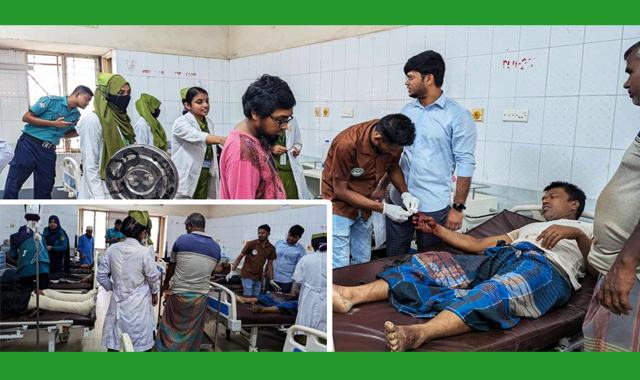 একই গ্রামের দুই পরিবারের মধ্যে সংঘর্ষ