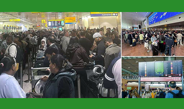 লন্ডনের হিথ্রো, বেলজিয়ামের ব্রাসেলস,জার্মানির বার্লিন বিমানবন্দরের শত ফ্লাইট বাতিল