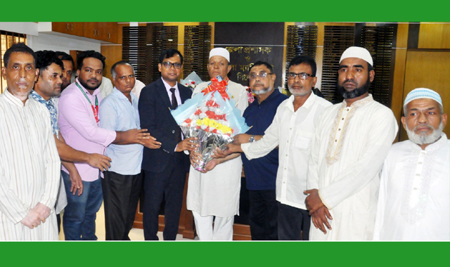 জেলা প্রশাসকের সাথে বাংলাদেশ মানবাধিকার বাস্তবায়ন ফাউন্ডেশন সিলেট বিভাগ ও জেলা শাখার সৌজন্য সাক্ষাৎ