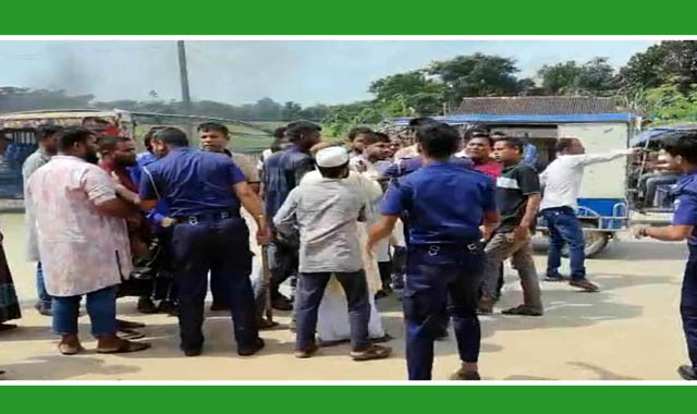 কোম্পানীগঞ্জে চেকপোস্টে দায়িত্বরত পুলিশ সদস্যদের উপর হামলা