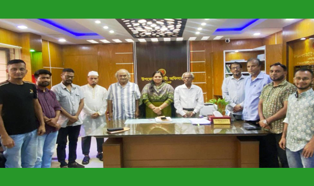 ফেঞ্চুগঞ্জ প্রেসক্লাবের নেতৃবৃন্দের সাথে মতবিনিময় করেছেন উপজেলা নির্বাহী অফিসার
