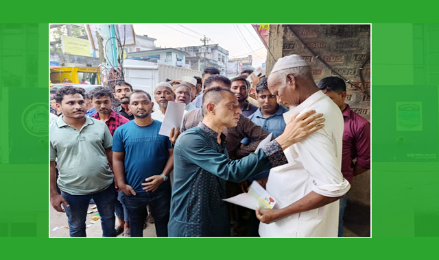 কানাইঘাটে ৩১ দফা কর্মসূচি ও ধানের শীষের প্রচারণায় পাপলু, জনতার ঢল