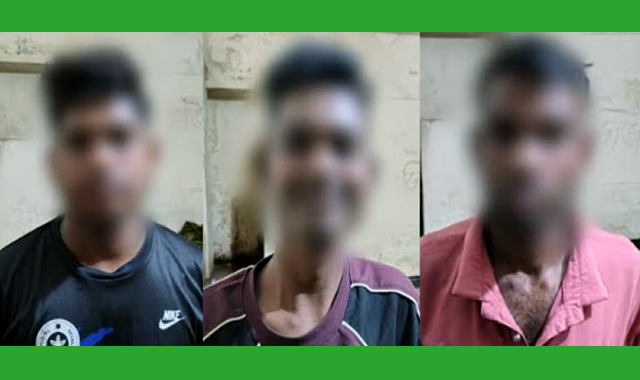 চা বাগান থেকে ৩ জুয়াড়িকে গ্রেফতার