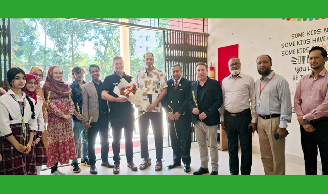 যুক্তরাজ্যের উচ্চ পর্যায়ের প্রতিনিধি দলের বৃটিশ বাংলাদেশ ইন্টারন্যাশনাল স্কুল এন্ড কলেজ পরিদর্শন