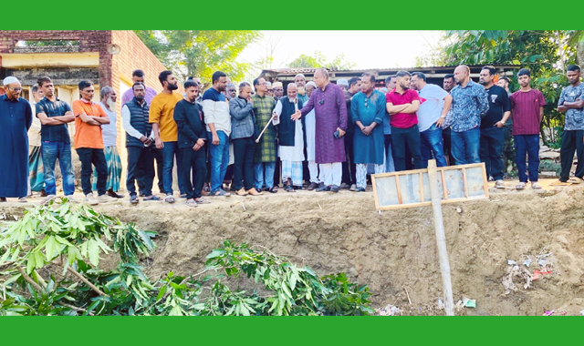 নিঃস্ব মানুষের দীর্ঘশ্বাস শুনতে ধসে পড়া কুশিয়ারাপারে অ্যাড. এমরান চৌধুরী