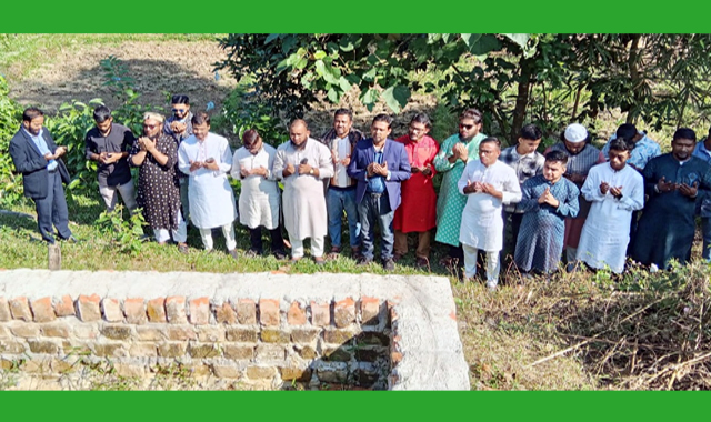শহীদদের কবর জিয়ারতের মধ্য দিয়ে জুলাই যোদ্ধা সংসদ সিলেটের কার্যক্রম শুরু