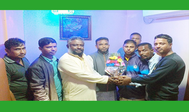 আজিজুর রহমানকে সিলেট মহানগর জাগপা’র শুভেচ্ছা