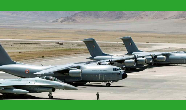 লাদাখে নতুন এক বিমানঘাঁটির ভিত্তি স্থাপন করেছে ভারত