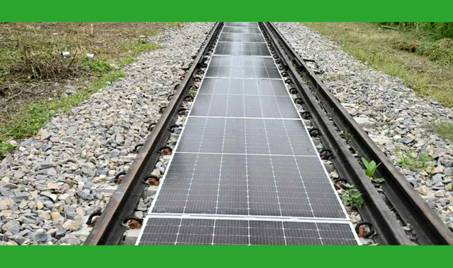 প্রথমবারের মতো দেশের রেল লাইনের মাঝে সৌর বিদ্যুৎ উৎপাদনের উদ্যোগ
