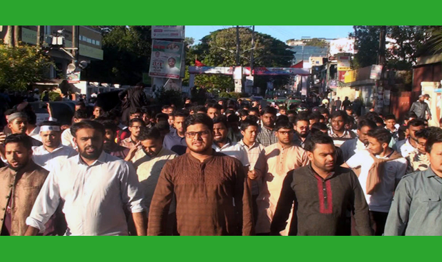 সিলেটে আনন্দ মিছিল