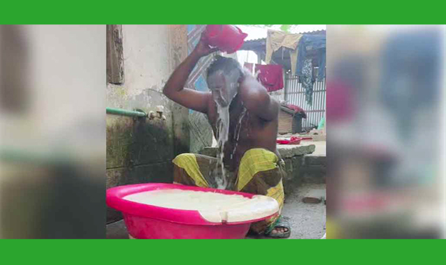 স্ত্রীকে তালাক দেওয়ার পর এক মণ দুধ দিয়ে গোসল