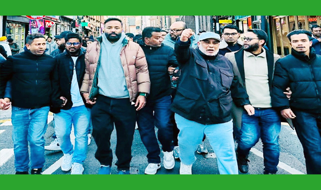 পূর্ব লন্ডনে আলতাব আলী পার্কে প্রতিবাদ সমাবেশ ও বিক্ষোভ সমাবেশ