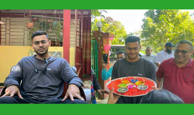 নিজ জেলা মৌলভীবাজারের শ্রীমঙ্গলে এসেছেন-শমিত