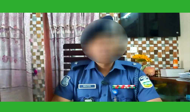 অডিও রেকর্ড সামাজিক যোগাযোগমাধ্যমে ছড়িয়ে পড়েছে-পুলিশের চাকরি এক ধরনের ব্যবসা
