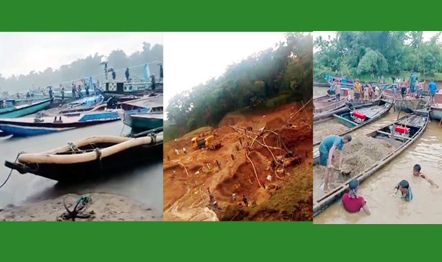গোয়াইনঘাটে অবৈধ বালু উত্তোলন: দায় কি শুধু পুলিশের,নাকি উপজেলা প্রশাসনেরও?