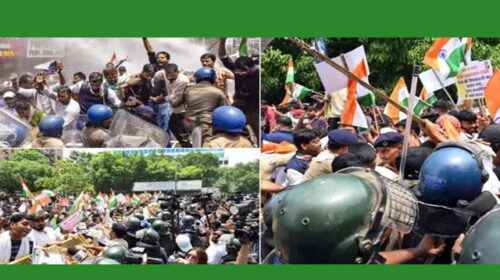 শিক্ষার্থীদের বিক্ষোভ সহিংস রূপ নিয়েছে