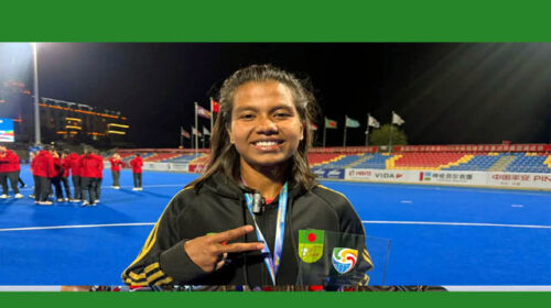 নিয়র এশিয়া কাপ হকির চ্যালেঞ্জার গ্রুপে চ্যাম্পিয়ন লাল-সবুজের প্রতিনিধিরা