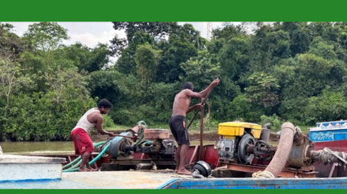 বালু উত্তোলনের বিরুদ্ধে অভিযান