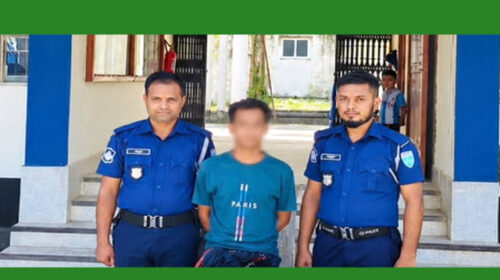জকিগঞ্জ থানা পুলিশের অভিযানে একজনকে আটক