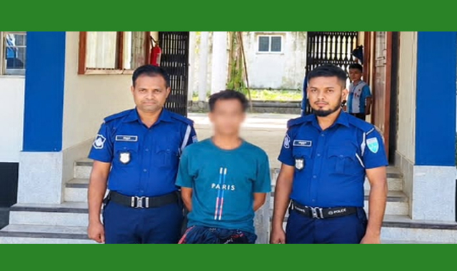 জকিগঞ্জ থানা পুলিশের অভিযানে একজনকে আটক