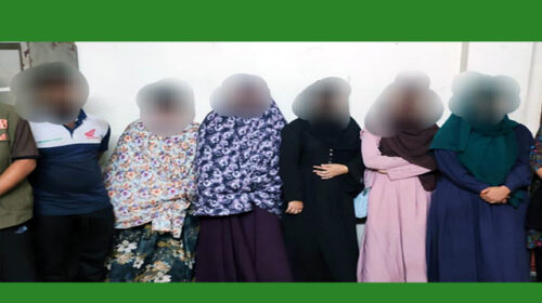 উপশহর থেকে পাঁচ তরুণীসহ ছয়জনকে আটক