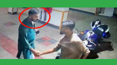 বাসা থেকে বের হওয়ার দৃশ্য ধরা পড়েছে সিসিটিভি ক্যামেরায়