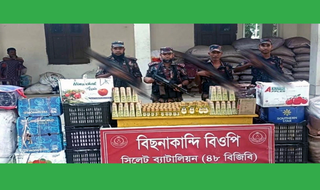 সীমান্ত এলাকায় অভিযান