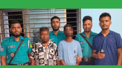 দুই ব্যক্তিকে আটক