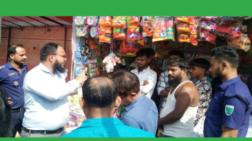 অবৈধভাবে বাণিজ্য মেলা ৫ জনকে ৭ দিন করে বিনাশ্রম কারাদণ্ড