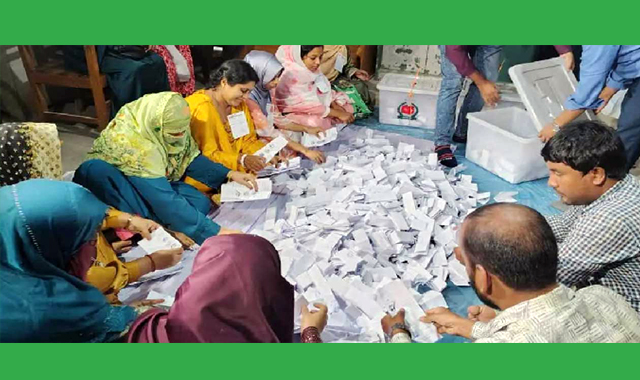 শুরু হয়েছে ভোট গণনা