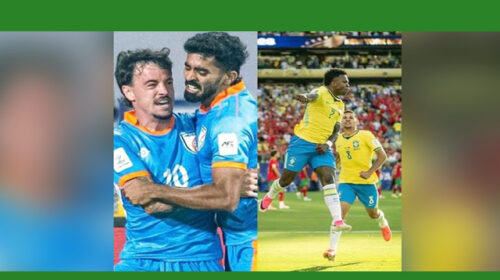 ফুটবলে মুখোমুখি হওয়ার কথা ভারত ও ব্রাজিল