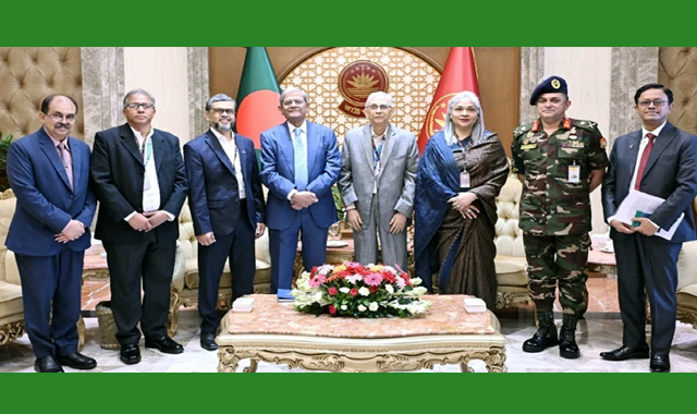 রাষ্ট্রপতি মির্জা ফখরুল ইসলাম আলমগীর-এর সঙ্গে সৌজন্য সাক্ষাৎ করেছেন