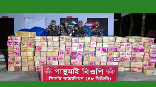সীমান্তে পৃথক অভিযান চোরাচালানী মালামাল আটক- চোরাকারবারী আটক নেই